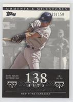 Hideki Matsui (2005 MLB Superstar - 192 Hits) #/150