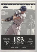 Hideki Matsui (2005 MLB Superstar - 192 Hits) [Noted] #/150