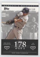 Hideki Matsui (2005 MLB Superstar - 192 Hits) #/150