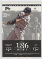 Hideki Matsui (2005 MLB Superstar - 192 Hits) #/150