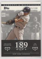 Hideki Matsui (2005 MLB Superstar - 192 Hits) #/150