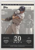 Hideki Matsui (2005 MLB Superstar - 192 Hits) #/150