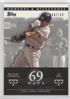Hideki Matsui (2005 MLB Superstar - 192 Hits) [Noted] #/150