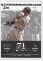 Hideki Matsui (2005 MLB Superstar - 192 Hits) #/150