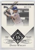 David Wright (2005 First Full Season - 27 Home Runs) #/150