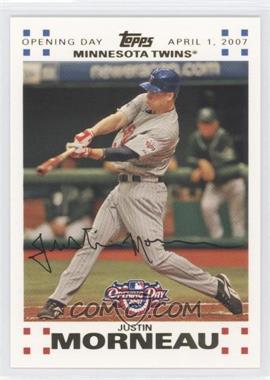 2007 Topps Opening Day - [Base] - Gold #112 - Justin Morneau /2007