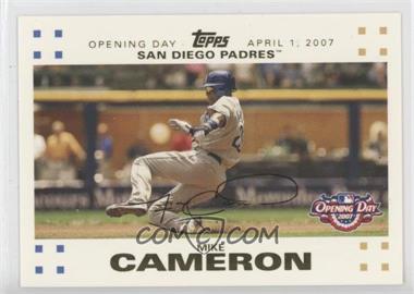 2007 Topps Opening Day - [Base] - Gold #113 - Mike Cameron /2007