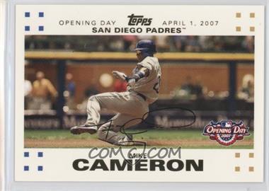 2007 Topps Opening Day - [Base] - Gold #113 - Mike Cameron /2007
