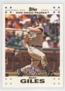 2007 Topps Opening Day - [Base] - Gold #133 - Brian Giles /2007