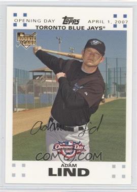 2007 Topps Opening Day - [Base] - Gold #176 - Adam Lind /2007