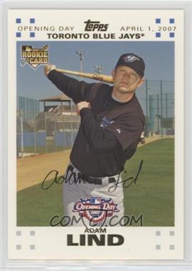 2007 Topps Opening Day - [Base] - Gold #176 - Adam Lind /2007