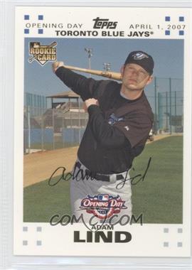 2007 Topps Opening Day - [Base] - Gold #176 - Adam Lind /2007