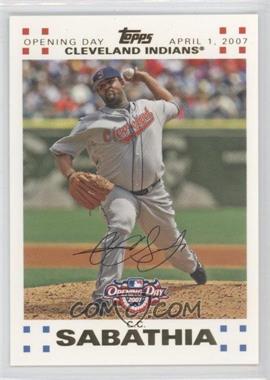 2007 Topps Opening Day - [Base] - Gold #23 - CC Sabathia /2007