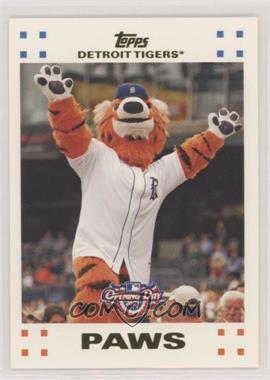 2007 Topps Opening Day - [Base] #196 - Paws