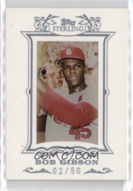 2007 Topps Sterling - [Base] - White Suede #213 - Bob Gibson /50