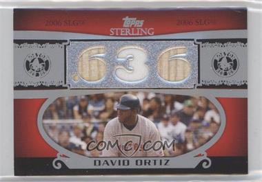 2007 Topps Sterling - Career Stats Triple Relics #3CS-44 - David Ortiz /10