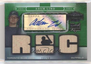 2007 Topps Triple Threads - [Base] - Emerald #185 - Adam Lind /50