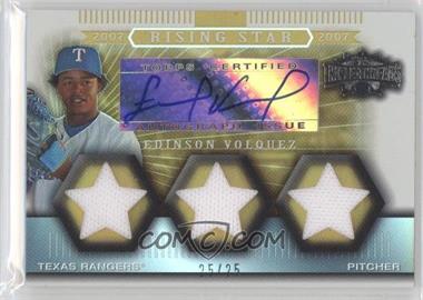 2007 Topps Triple Threads - [Base] - Gold #168 - Rising Star - Edinson Volquez /25