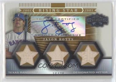 2007 Topps Triple Threads - [Base] - Sepia #164 - Rising Star - Jason Botts /75