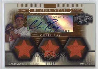 2007 Topps Triple Threads - [Base] - Sepia #174.2 - Rising Star - Chris Ray /75