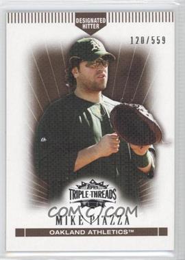 2007 Topps Triple Threads - [Base] - Sepia #36 - Mike Piazza /559
