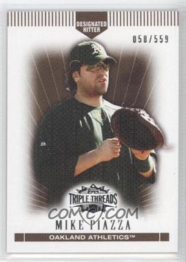 2007 Topps Triple Threads - [Base] - Sepia #36 - Mike Piazza /559