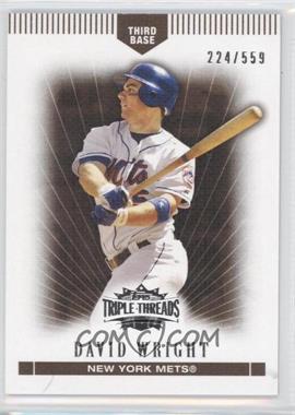 2007 Topps Triple Threads - [Base] - Sepia #5 - David Wright /559