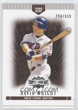 2007 Topps Triple Threads - [Base] - Sepia #5 - David Wright /559