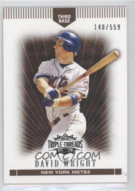 2007 Topps Triple Threads - [Base] - Sepia #5 - David Wright /559