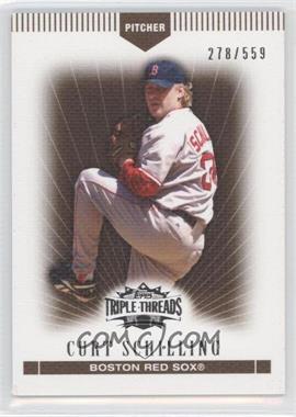 2007 Topps Triple Threads - [Base] - Sepia #87 - Curt Schilling /559