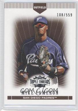 2007 Topps Triple Threads - [Base] - Sepia #89 - Mike Cameron /559