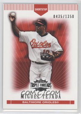 2007 Topps Triple Threads - [Base] #11 - Miguel Tejada /1350