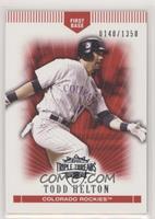 Todd Helton [Noted] #/1,350