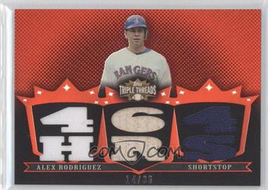 2007 Topps Triple Threads - Relics #TTR137 - Alex Rodriguez /36