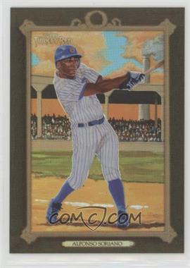 2007 Topps Turkey Red - [Base] - Chrome Black Refractor #140 - Alfonso Soriano /99