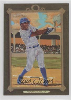 2007 Topps Turkey Red - [Base] - Chrome Black Refractor #140 - Alfonso Soriano /99