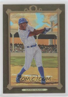 2007 Topps Turkey Red - [Base] - Chrome Black Refractor #140 - Alfonso Soriano /99