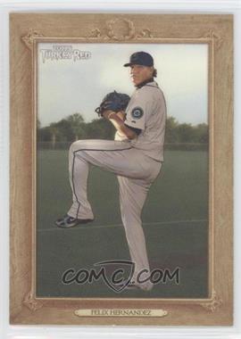 2007 Topps Turkey Red - [Base] #106.2 - Felix Hernandez (Ad Back; Middle of Delivery)