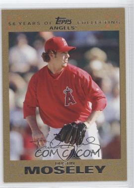 2007 Topps Updates & Highlights - [Base] - Gold #UH129 - Dustin Moseley /2007