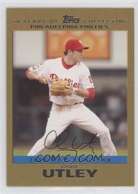 2007 Topps Updates & Highlights - [Base] - Gold #UH225 - NL All-Star - Chase Utley /2007 [EX to NM]