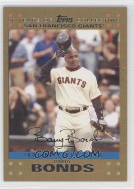 2007 Topps Updates & Highlights - [Base] - Gold #UH229 - NL All-Star - Barry Bonds /2007