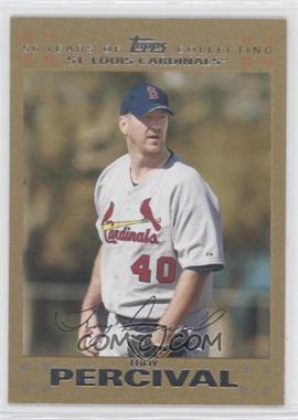 2007 Topps Updates & Highlights - [Base] - Gold #UH320 - Troy Percival /2007