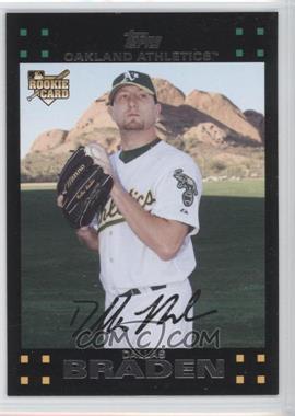 2007 Topps Updates & Highlights - [Base] #UH165 - Dallas Braden