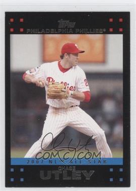 2007 Topps Updates & Highlights - [Base] #UH225 - NL All-Star - Chase Utley