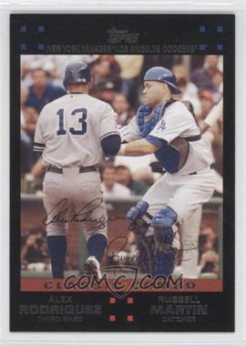 2007 Topps Updates & Highlights - [Base] #UH276 - Classic Combo - Alex Rodriguez, Russell Martin