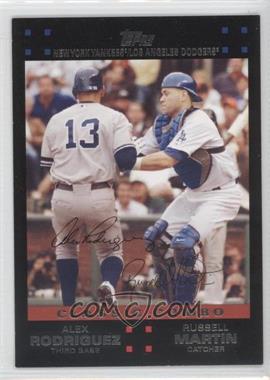 2007 Topps Updates & Highlights - [Base] #UH276 - Classic Combo - Alex Rodriguez, Russell Martin