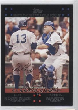 2007 Topps Updates & Highlights - [Base] #UH276 - Classic Combo - Alex Rodriguez, Russell Martin