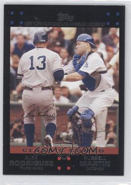 2007 Topps Updates & Highlights - [Base] #UH276 - Classic Combo - Alex Rodriguez, Russell Martin