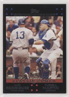 2007 Topps Updates & Highlights - [Base] #UH276 - Classic Combo - Alex Rodriguez, Russell Martin