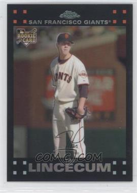 2007 Topps Updates & Highlights - Rookie Chrome Refractor #TRC10 - Tim Lincecum /415